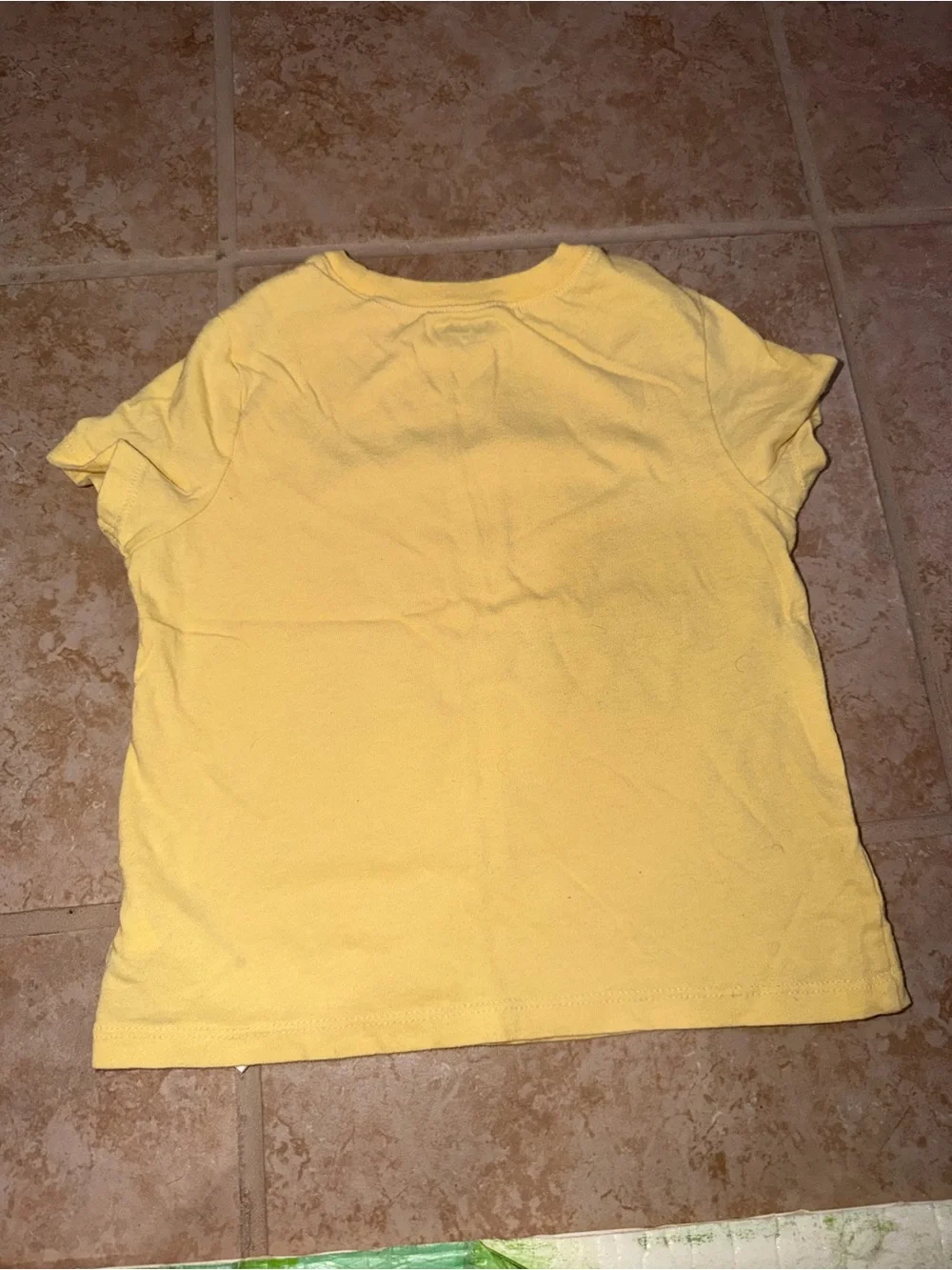 Kids Yellow 'LOVE' Graphic Tee - Bright Heart Print